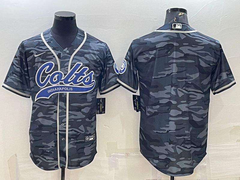 Men Indianapolis Colts Blank Camo 2022 Nike Co branded NFL Jersey->indianapolis colts->NFL Jersey